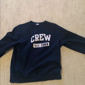 Navy blue crew neck